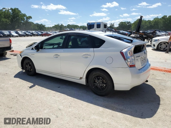 2011 Toyota Prius I with VIN JTDKN3DUXB1418541, listed as a Copart auction lot 53191935 with 111,459 mi miles and Salvage Title. Bid and sale history available at DreamBid. Image 2.