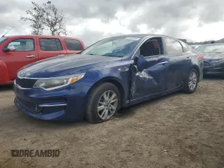 2018 Kia Optima LX with VIN 5XXGT4L39JG223575, listed as a Copart auction lot 51125755 with 97,954 mi miles and Salvage Title. Bid and sale history available at DreamBid. Image 1.