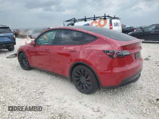 2022 Tesla Model Y Performance с VIN 7SAYGDEF0NF312799, выставлен на аукционе Copart как лот 55165915 с пробегом 38 377 миль миль и Чистый • Clean title. История ставок и продаж доступна на DreamBid. Изображение 2.