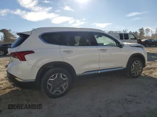 2022 Hyundai Santa Fe Hybrid Limited with VIN KM8S5DA16NU059302, listed as a Copart auction lot 85314554 with 18,405 mi miles and Salvage Title. Bid and sale history available at carsss.com. Image 3.