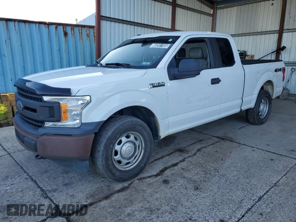 2018 Ford F-150 XL with VIN 1FTEX1EB3JKD24048, listed as a Copart auction lot 60291105 with 147,269 mi miles and Clean title. Bid and sale history available at DreamBid. Image 1.