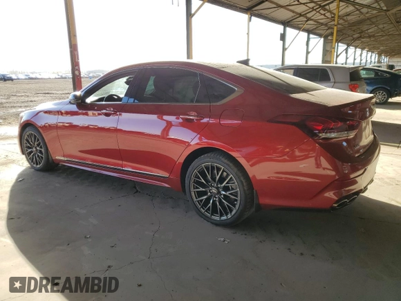 2020 Genesis G80 3.3T Sport with VIN KMTFN4JB3LU329745, listed as a Copart auction lot 78440464 with 24,089 mi miles and Salvage Title. Bid and sale history available at carsss.com. Image 2.