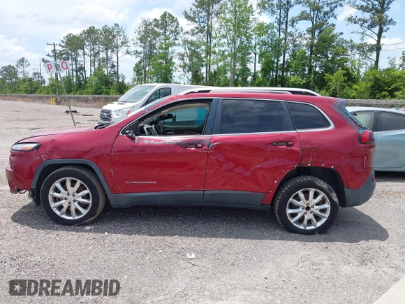 2017 Jeep Cherokee Limited with VIN 1C4PJLDSXHW653517, listed as a IAAI auction lot 42188367 with 152,441 mi miles. Bid and sale history available at carsss.com. Image 14.