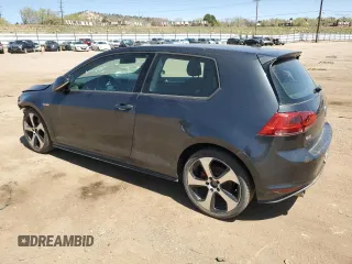 2015 Volkswagen GTI S with VIN 3VWYT7AU0FM054714, listed as a Copart auction lot 53846415 with 90,653 mi miles and Salvage Title. Bid and sale history available at DreamBid. Image 2.