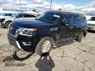 2023 Nissan Armada SV with VIN JN8AY2AC1P9181119, listed as a Copart auction lot 41470364 with 4,212 mi miles. Bid and sale history available at carsss.com. Image 1.