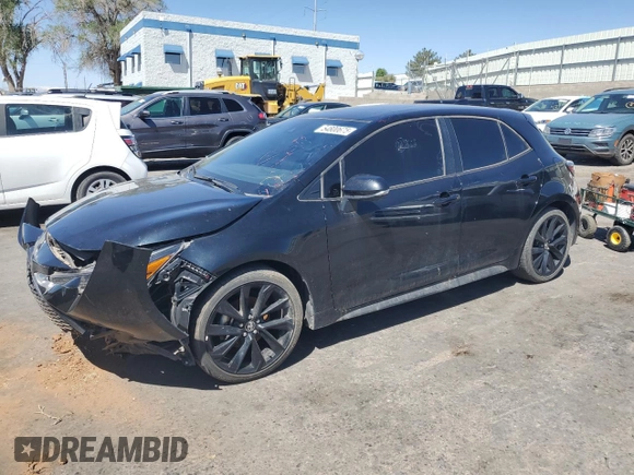 2022 Toyota Corolla Hatchback SE with VIN JTND4MBE6N3184979, listed as a Copart auction lot 54800675 with 61,274 mi miles and Salvage Title. Bid and sale history available at carsss.com. Image 1.