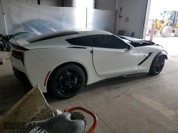 2016 Chevrolet Corvette 1LT with VIN 1G1YB2D79G5115475, listed as a Copart auction lot 49089965 with Not provided miles and Salvage title. Bid and sale history available at DreamBid. Image 3.