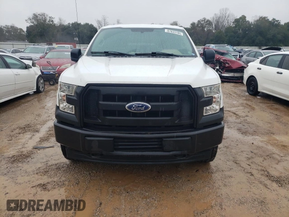 2017 Ford F-150 XL with VIN 1FTEW1EF8HFC06683, listed as a Copart auction lot 87833185 with 206,571 mi miles and Salvage Title. Bid and sale history available at carsss.com. Image 5.