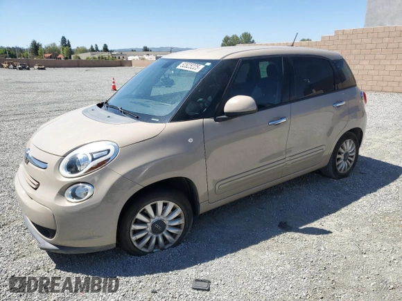 2014 FIAT 500L Easy with VIN ZFBCFABHXEZ024171, listed as a Copart auction lot 52825225 with 165,614 mi miles and Clean Title. Bid and sale history available at carsss.com. Image 1.