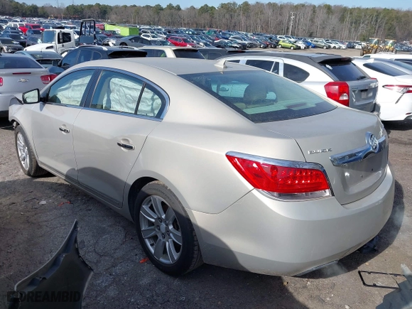 2012 Buick LaCrosse Leather with VIN 1G4GC5E39CF343974, listed as a IAAI auction lot 41211101 with 1 mi miles. Bid and sale history available at carsss.com. Image 3.