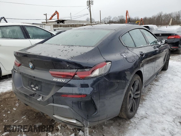 2022 BMW 8 Series 840i с VIN WBAGV4C00NCK20776, выставлен на аукционе Copart как лот 37027954 с пробегом 23 338 миль миль и . История ставок и продаж доступна на DreamBid. Изображение 3.