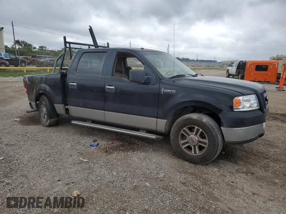 2006 Ford F-150 XLT with VIN 1FTPW12546KB05083, listed as a Copart auction lot 50894295 with Not provided miles and Salvage title. Bid and sale history available at DreamBid. Image 4.