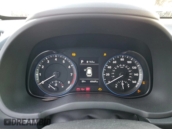 2019 Hyundai Kona SE with VIN KM8K1CAA8KU215941, listed as a Copart auction lot 72861662 with 60,669 mi miles. Bid and sale history available at carsss.com. Image 9.