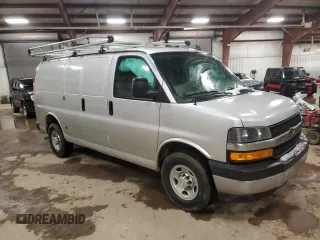 2019 Chevrolet Express Cargo Van with VIN 1GCWGAFG1K1330033, listed as a Copart auction lot 83733644 with 133,362 mi miles and Non Repairable. Bid and sale history available at carsss.com. Image 4.