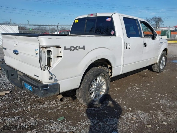 2013 Ford F-150 XL with VIN 1FTFW1EFXDKD23784, listed as a IAAI auction lot 41276281 with 224,847 mi miles. Bid and sale history available at carsss.com. Image 4.