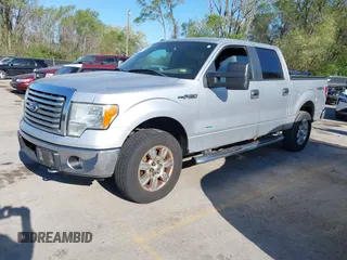2011 Ford F-150 XLT with VIN 1FTFW1ETXBFB77415, listed as a IAAI auction lot 42048378 with 202,620 mi miles. Bid and sale history available at carsss.com. Image 17.