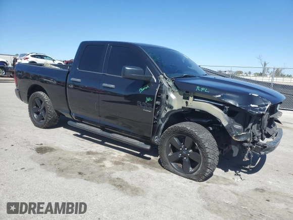 2019 Ram 1500 Classic Express with VIN 1C6RR6FT6KS585554, listed as a Copart auction lot 47987445 with 91,679 mi miles and Salvage Title. Bid and sale history available at carsss.com. Image 4.