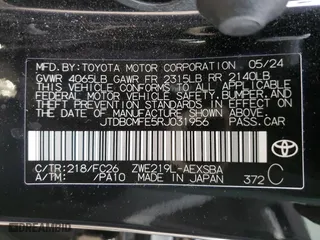 2024 Toyota Corolla Hybrid LE with VIN JTDBCMFE5RJ031956, listed as a Copart auction lot 48440715 with 13,971 mi miles and Salvage Title. Bid and sale history available at carsss.com. Image 14.