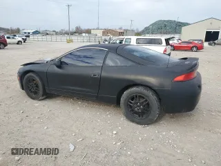 1997 Mitsubishi Eclipse RS with VIN 4A3AK34Y8VE129157, listed as a Copart auction lot 80552154 with 221,954 mi miles and Salvage Title. Bid and sale history available at carsss.com. Image 2.
