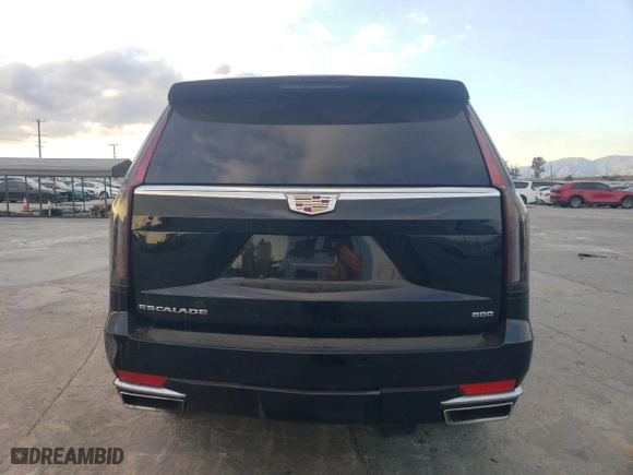 2024 Cadillac Escalade RWD Luxury with VIN 1GYS3AKL9RR250191, listed as a Copart auction lot 81110414 with 18,882 mi miles and Salvage Title. Bid and sale history available at carsss.com. Image 6.