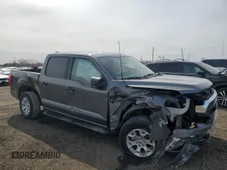 2023 Ford F-150 XL with VIN 1FTFW1E5XPKE35383, listed as a Copart auction lot 49625175 with 7,505 mi miles and Salvage Title. Bid and sale history available at carsss.com. Image 4.