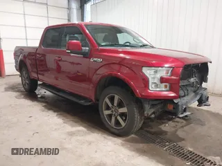 2015 Ford F-150 XLT w/HD Payload Pkg with VIN 1FTFW1EF1FKD80880, listed as a IAAI auction lot 40958352 with 114,911 mi miles. Bid and sale history available at carsss.com. Image 1.