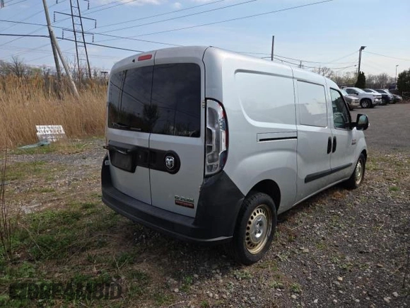 2015 Ram ProMaster City Cargo Tradesman with VIN ZFBERFAT4F6A89039, listed as a Copart auction lot 54596905 with Not Provided miles and Clean Title. Bid and sale history available at DreamBid. Image 4.