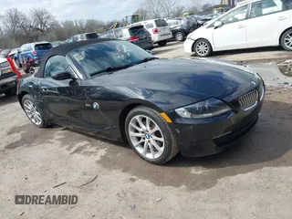 2007 BMW Z4 3.0i with VIN 4USBU33587LW71733, listed as a IAAI auction lot 41902186 with 137,931 mi miles and . Bid and sale history available at DreamBid. Image 1.