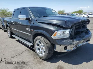 2017 Ram 1500 Laramie with VIN 1C6RR7NT6HS840719, listed as a Copart auction lot 60124375 with 100,115 mi miles and Salvage title. Bid and sale history available at DreamBid. Image 4.