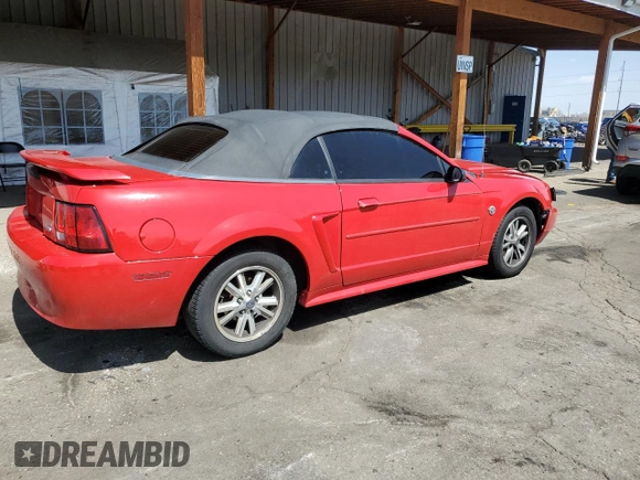 2004 Ford Mustang Deluxe with VIN 1FAFP446X4F179264, listed as a Copart auction lot 52425015 with 198,495 mi miles and Salvage Title. Bid and sale history available at carsss.com. Image 3.