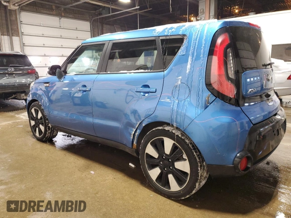 2016 Kia Soul + with VIN KNDJP3A54G7303683, listed as a Copart auction lot 45366805 with 92,304 mi miles and Non Repairable. Bid and sale history available at carsss.com. Image 2.