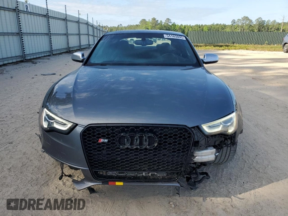 2013 Audi S5 Prestige z VIN WAUVGAFR9DA001304, wystawiony jako Copart lot #54165695 z przebiegiem 106 571 mil mil oraz Szkody całkowita. Historia ofert i sprzedaży dostępna na DreamBid. Obrazek 5.