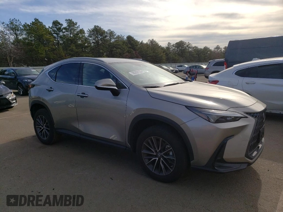 2022 Lexus NX with VIN 2T2AGCEZ4NC009107, listed as a Copart auction lot 36299123 with 2,163 mi miles. Bid and sale history available at carsss.com. Image 4.