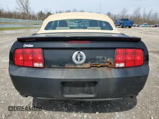 2007 Ford Mustang Deluxe with VIN 1ZVFT84N875365994, listed as a Copart auction lot 53210965 with 170,112 mi miles and Salvage Title. Bid and sale history available at carsss.com. Image 6.