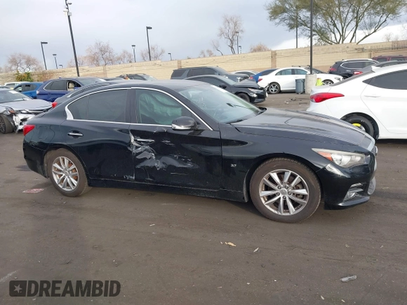 2015 Infiniti Q50 Premium with VIN JN1BV7AP9FM342033, listed as a IAAI auction lot 41241687 with 183,887 mi miles and . Bid and sale history available at DreamBid. Image 14.