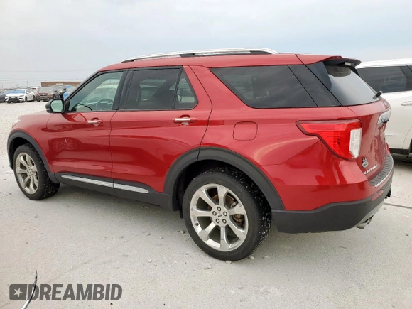 2020 Ford Explorer Platinum with VIN 1FM5K8HC0LGC24311, listed as a Copart auction lot 53174255 with 44,022 mi miles and Clean title. Bid and sale history available at DreamBid. Image 2.