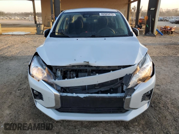 2023 Mitsubishi Mirage ES z VIN ML32FUFJ3PHF05224, wystawiony jako Copart lot #46583475 z przebiegiem 25 570 mil mil oraz Szkoda całkowita • Salvage title. Historia ofert i sprzedaży dostępna na DreamBid. Obrazek 5.