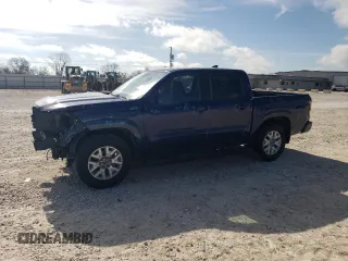 2022 Nissan Frontier SV with VIN 1N6ED1EJ5NN626801, listed as a Copart auction lot 46393375 with 37,440 mi miles and Salvage Title. Bid and sale history available at carsss.com. Image 1.