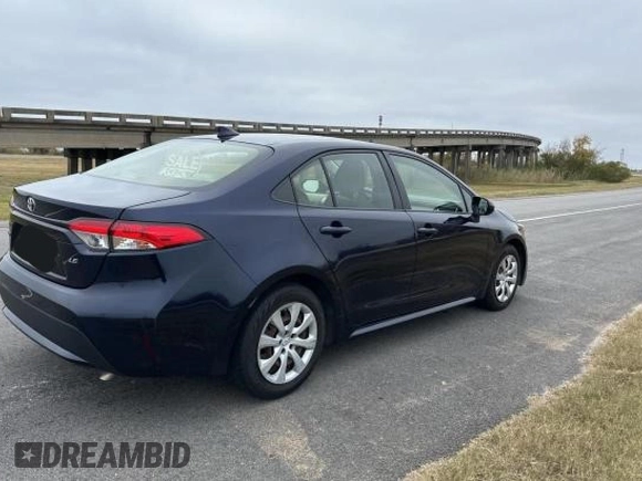 2021 Toyota Corolla LE with VIN JTDEPMAE3MJ123908, listed as a Copart auction lot 86070384 with 46,730 mi miles and Clean Title. Bid and sale history available at DreamBid. Image 4.