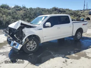 2016 Ford F-150 XLT with VIN 1FTEW1EP8GKD87640, listed as a Copart auction lot 52237005 with 148,912 mi miles and Salvage Title. Bid and sale history available at carsss.com. Image 1.