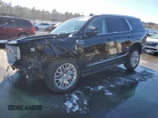 2024 GMC Yukon Denali with VIN 1GKS2DKL5RR245617, listed as a Copart auction lot 46520455 with 10,631 mi miles and Salvage Title. Bid and sale history available at carsss.com. Image 1.