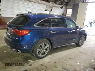 2018 Acura MDX Sport Hybrid w/Technology Pkg with VIN 5J8YD7H55JL000478, listed as a Copart auction lot 80960964 with 0 mi miles and Salvage Title. Bid and sale history available at carsss.com. Image 3.