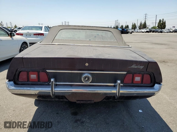 1972 Ford Mustang z VIN 2F03F225250, wystawiony jako Copart lot #56680804 z przebiegiem Nie podano mil oraz Szkody całkowita. Historia ofert i sprzedaży dostępna na DreamBid. Obrazek 6.