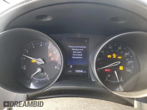 2020 Toyota C-HR LE with VIN NMTKHMBX7LR112183, listed as a Copart auction lot 42226605 with 100,948 mi miles and Salvage Title. Bid and sale history available at carsss.com. Image 9.
