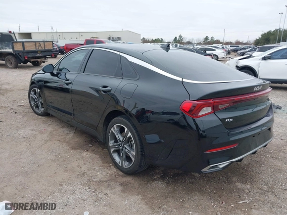2022 Kia K5 EX with VIN 5XXG34J28NG089755, listed as a IAAI auction lot 41337957 with 69,691 mi miles. Bid and sale history available at carsss.com. Image 3.