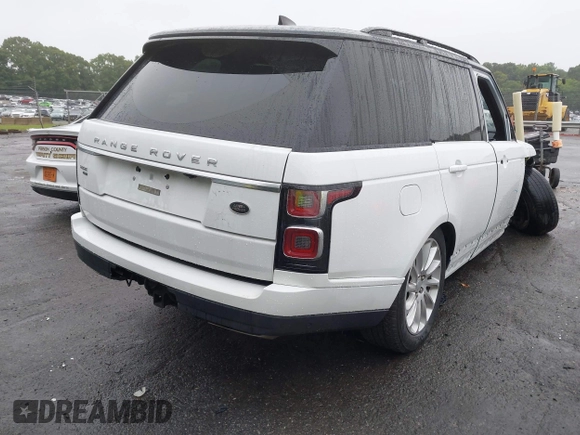 2020 Land Rover Range Rover HSE with VIN SALGS2RU2LA597086, listed as a IAAI auction lot 42205510 with 75,400 mi miles and . Bid and sale history available at DreamBid. Image 4.