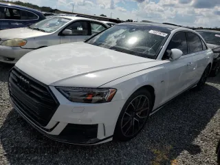 2021 Audi A8 with VIN WAU8DAF81MN011833, listed as a Copart auction lot 74031874 with 53,125 mi miles and Non Repairable. Bid and sale history available at carsss.com. Image 1.