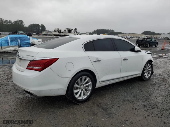 2016 Buick LaCrosse Leather with VIN 1G4GB5G33GF140441, listed as a Copart auction lot 44966115 with 207,913 mi miles and Salvage Title. Bid and sale history available at carsss.com. Image 3.