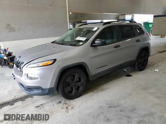 2017 Jeep Cherokee Altitude with VIN 1C4PJLABXHW586048, listed as a Copart auction lot 62674745 with 106,334 mi miles and Salvage title. Bid and sale history available at DreamBid. Image 1.