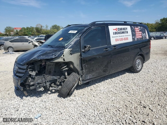 2018 Mercedes-Benz Metris Passenger Van with VIN WD4PG2EE7J3434402, listed as a Copart auction lot 71307944 with 0 mi miles and Salvage Title. Bid and sale history available at carsss.com. Image 1.